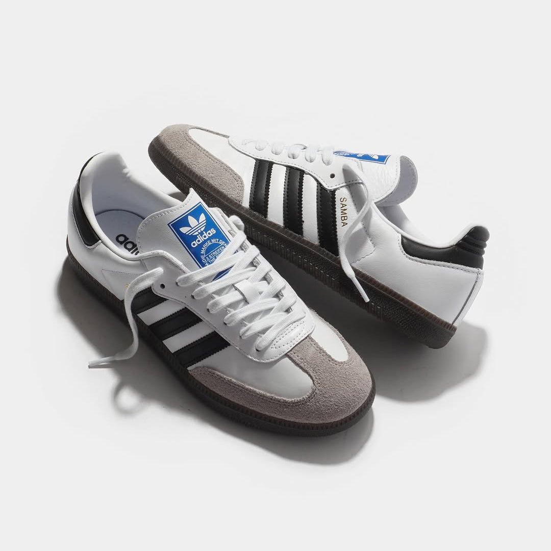 adidas gazelle silver green womens SAMBA OG WONDERBLUE/POWDERYELLOW/GUM3 (PS) – Active Athlete 88 main image 0