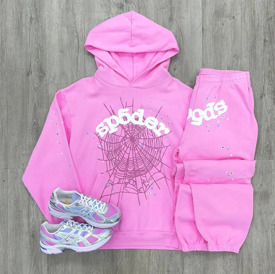 Sp5der huppari pinkki