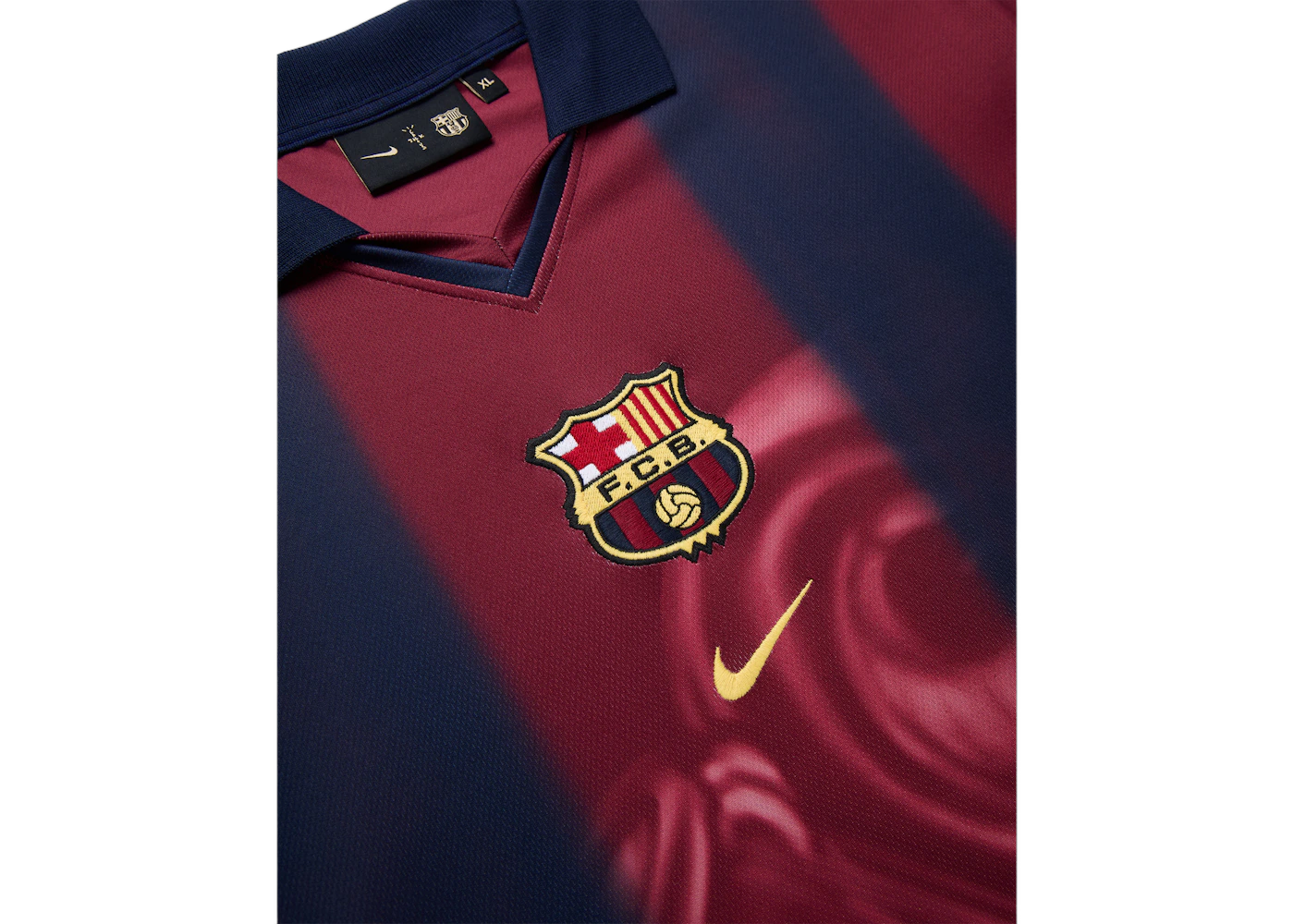 Travis Scott x Nike x FC Barcelona Retro 2000/01 Home Skeleton Jersey Multicolor - Sneak