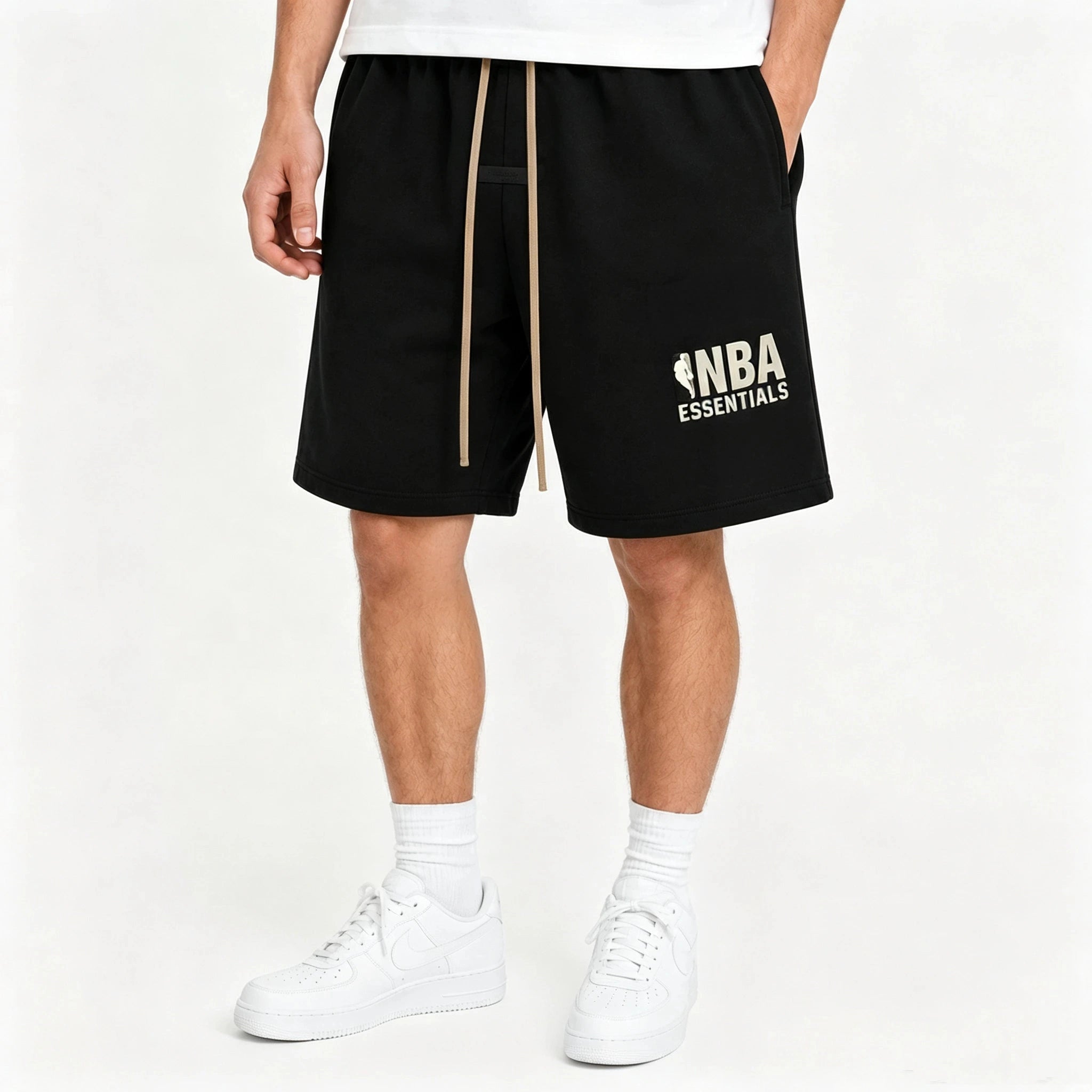 Fear of God Essentials NBA Shorts Black Grey