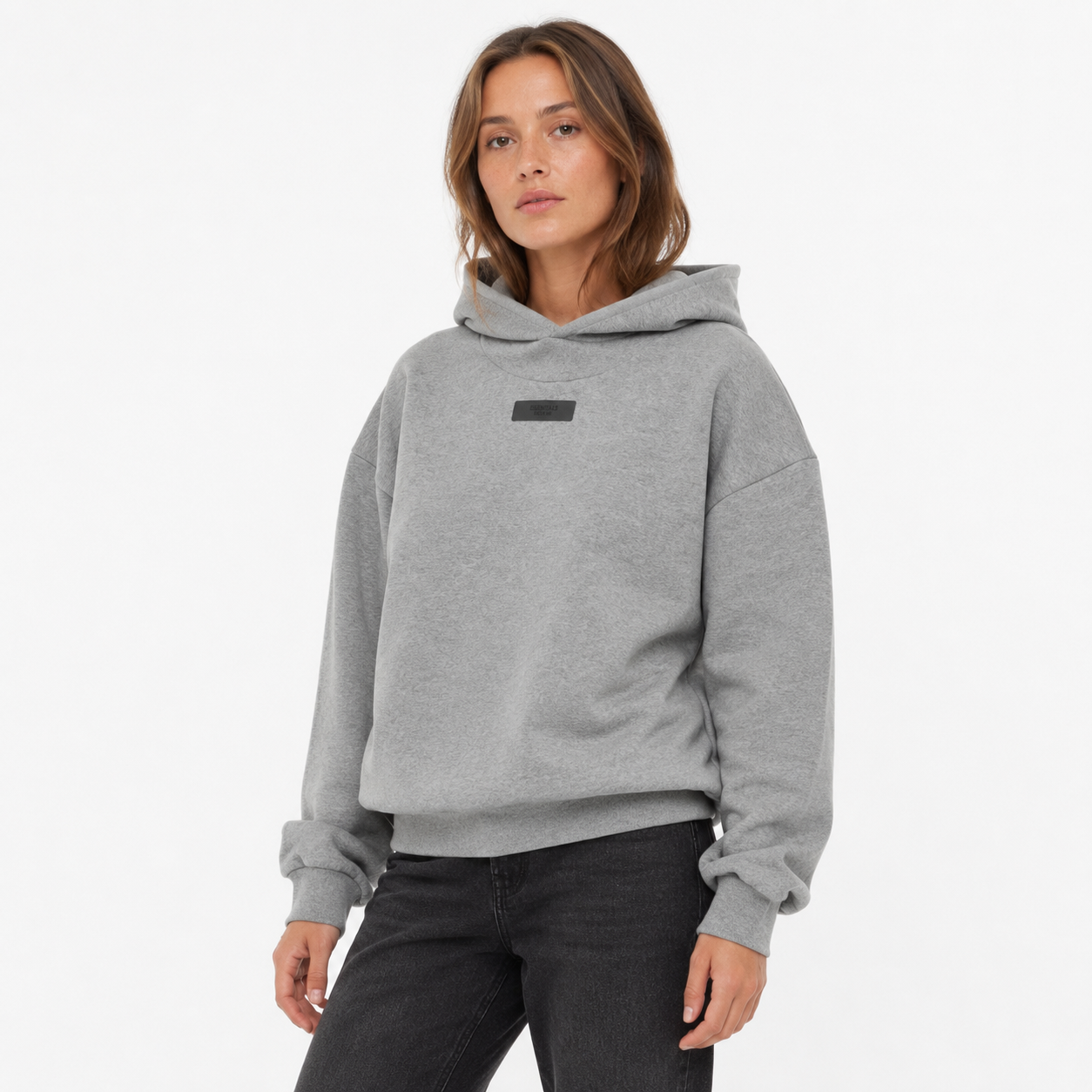 Fear of God Essentials Pullover Hoodie Dark Heather Oatmeal