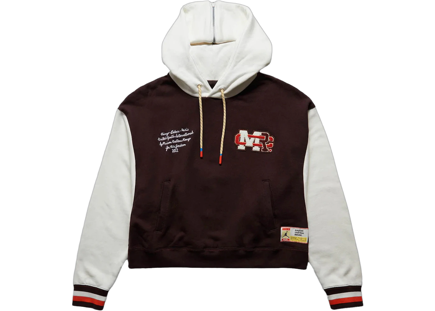 Nike Women's Air Jordan Maison Chateau Rouge Hoodie Brown/Cream White