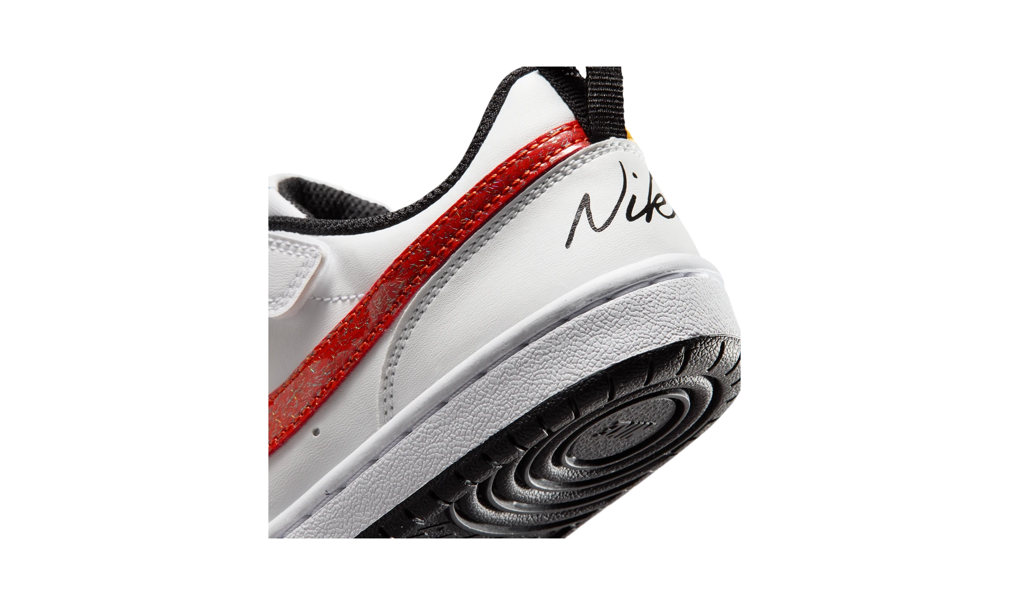 NikeCourt Borough Low White/Picante Red/Barely Volt/Current Blue