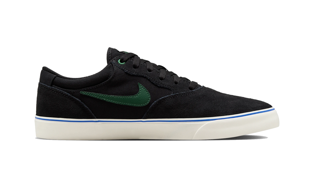 Nike SB Chron 2 Skate Shoe Black/Sail/Racer Blue/Fir