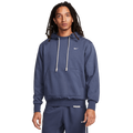 Nike Standard Issue Men's Dri-FIT Pullover Basketball Hoodie Thunder Blue/Pale Ivory