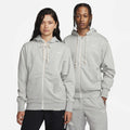 Nike Standard Issue Dri-FIT Full-Zip Basketball Hoodie Dark Grey Heather/Pale Ivory