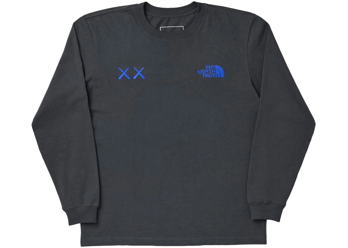 KAWS x The North Face L/S T-Shirt Asphalt Grey
