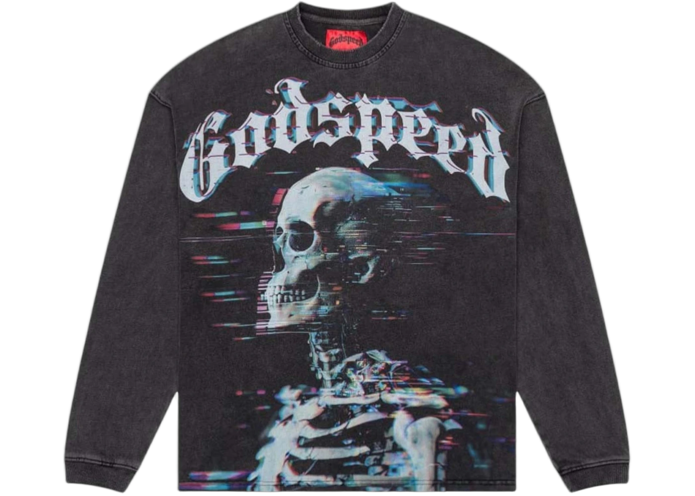 Godspeed Matrix Glitch L/S T-Shirt Black