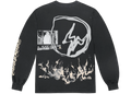 Travis Scott Cactus Jack For Fragment Logo L/S T-shirt Washed Black