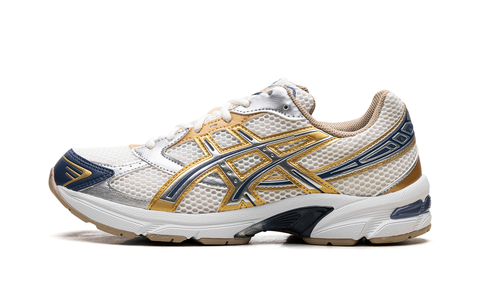 ASICS Gel-1130 Cream Pure Silver Gold Blue