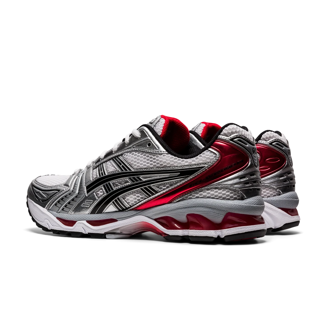 ASICS Gel-Kayano 14 White Classic Red, White/Silver/Classic Red (1201A019-103)