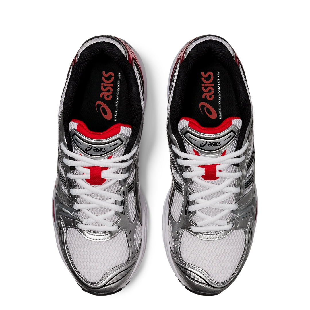 ASICS Gel-Kayano 14 White Classic Red, White/Silver/Classic Red (1201A019-103)