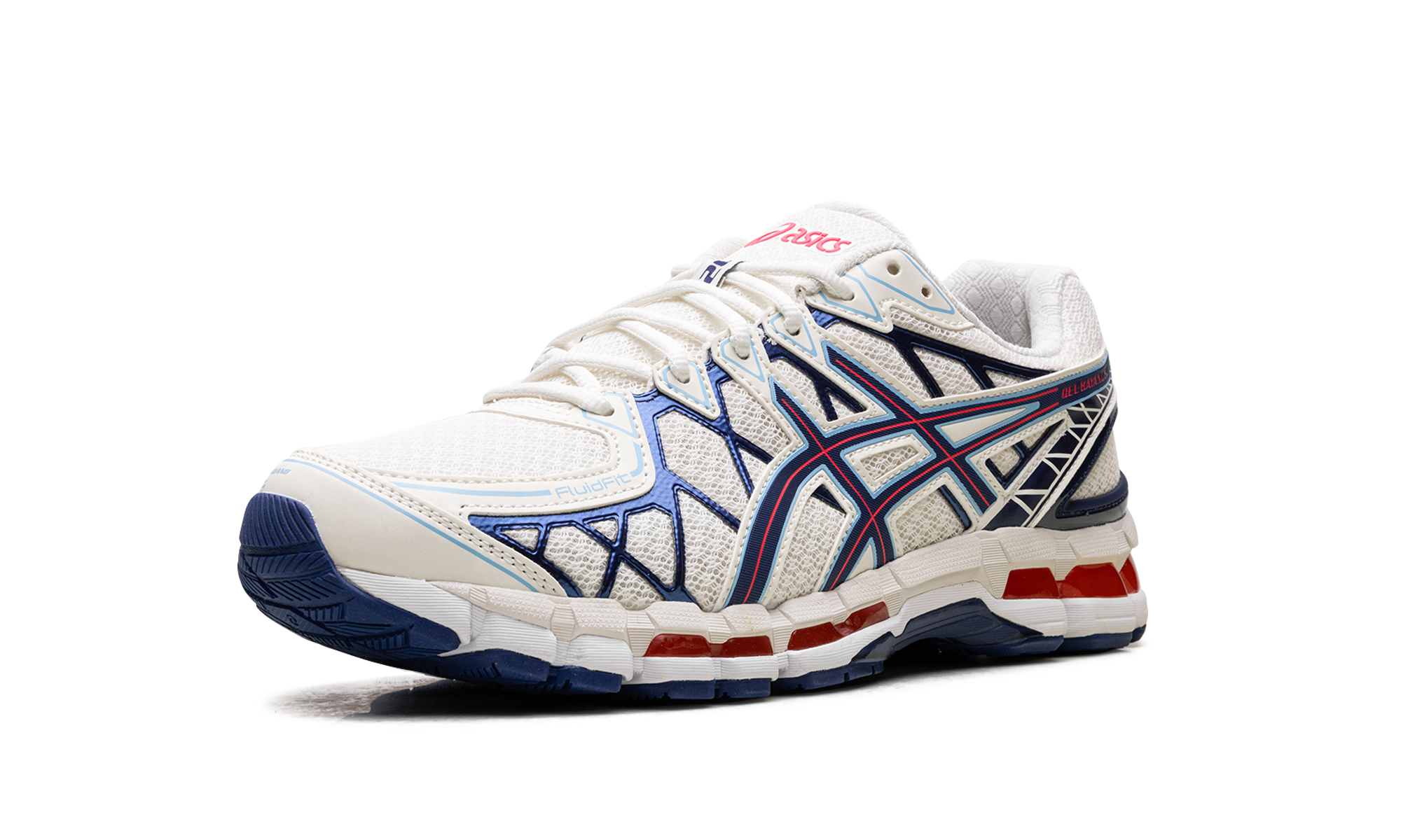 ASICS Gel-Kayano 20 Cream Blue Red