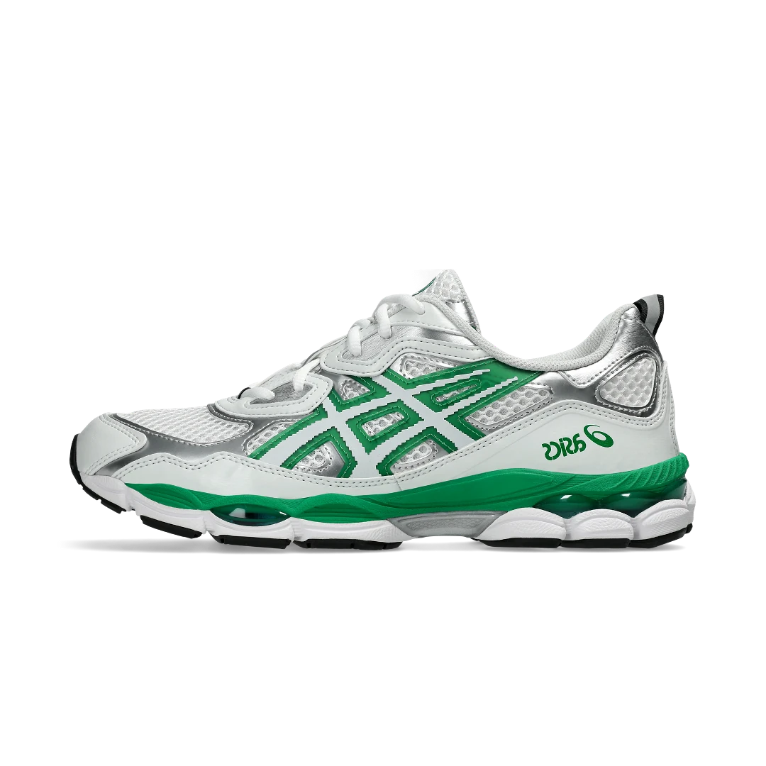 ASICS Gel-NYC Hidden NY, White/Green-Metallic Silver (1201B001-100)