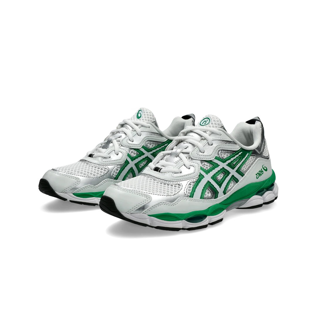 ASICS Gel-NYC Hidden NY, White/Green-Metallic Silver (1201B001-100)
