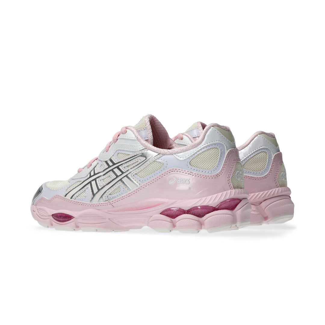 ASICS Gel-NYC Kicki Yang Zhang Pink Cream Pure Silver, Cream/Pure Silver (1203A571-100)