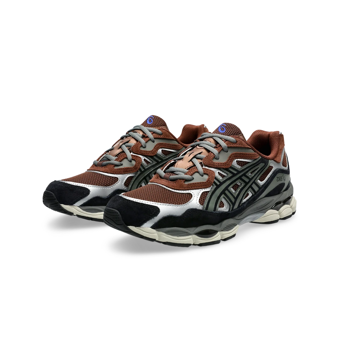 ASICS Gel-NYC Reddish Brown Steeple Grey, Reddish Brown/Steeple Grey (1203A383-200)
