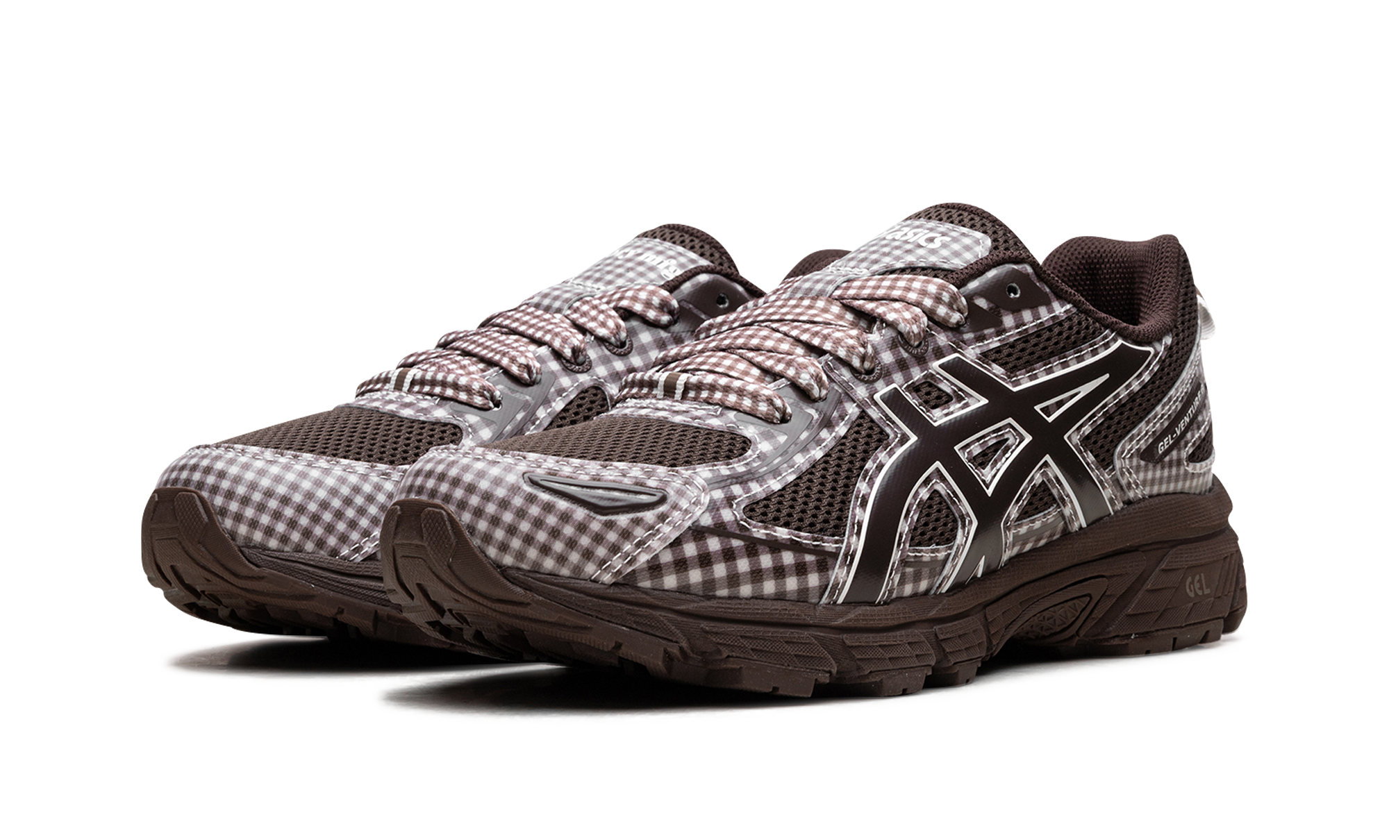 ASICS Gel-Venture 6 Story mfg. Reddish Brown Gingham
