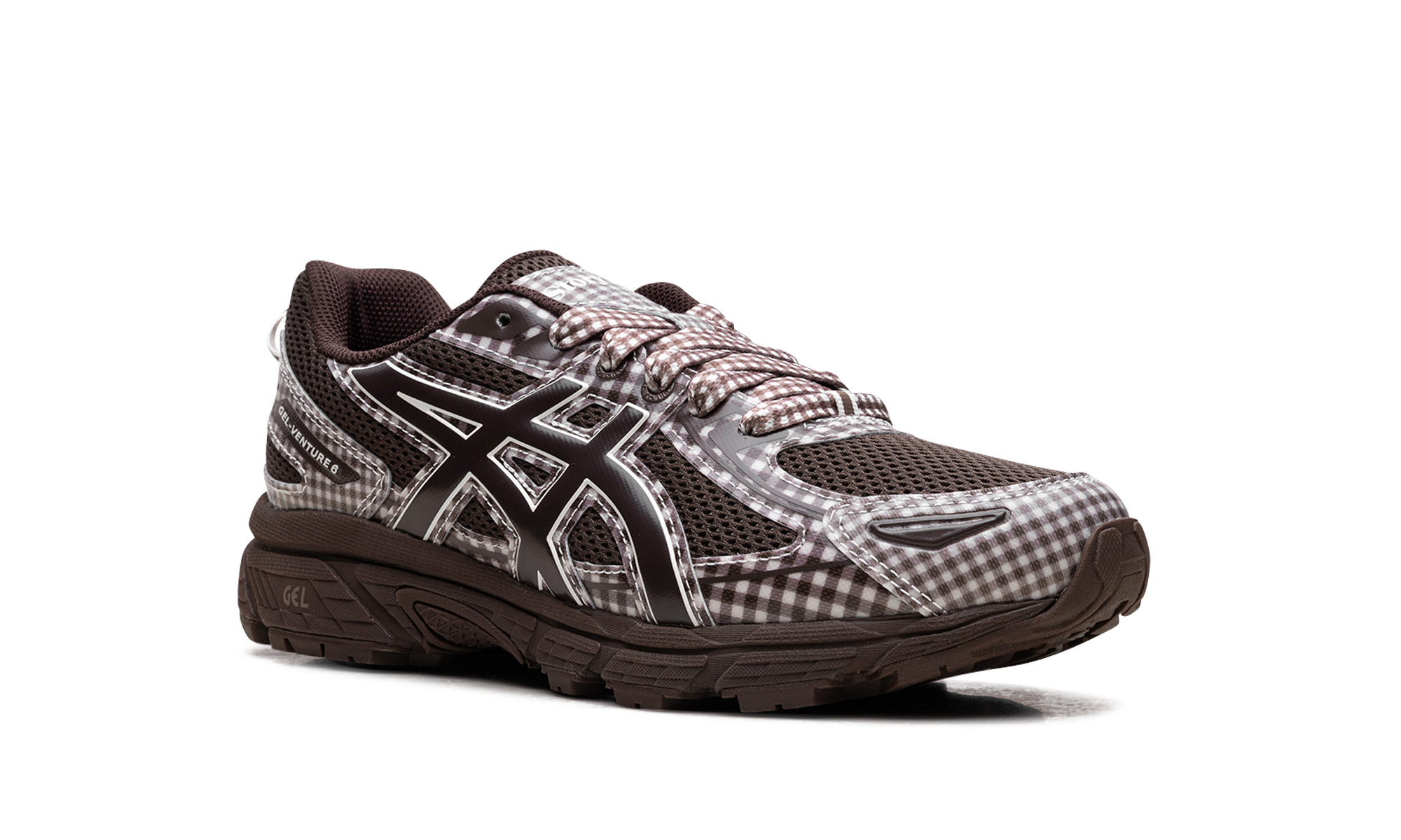 ASICS Gel-Venture 6 Story mfg. Reddish Brown Gingham