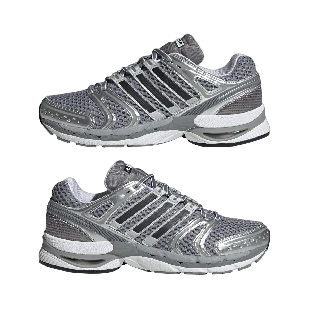 Adidas Adistar Control 5 Grey Black Silver Metallic
