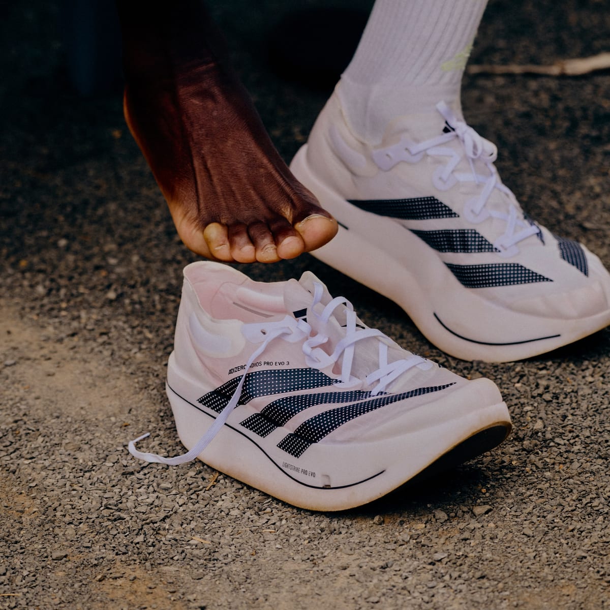 Adidas Adizero Adios Pro Evo 3 White Black