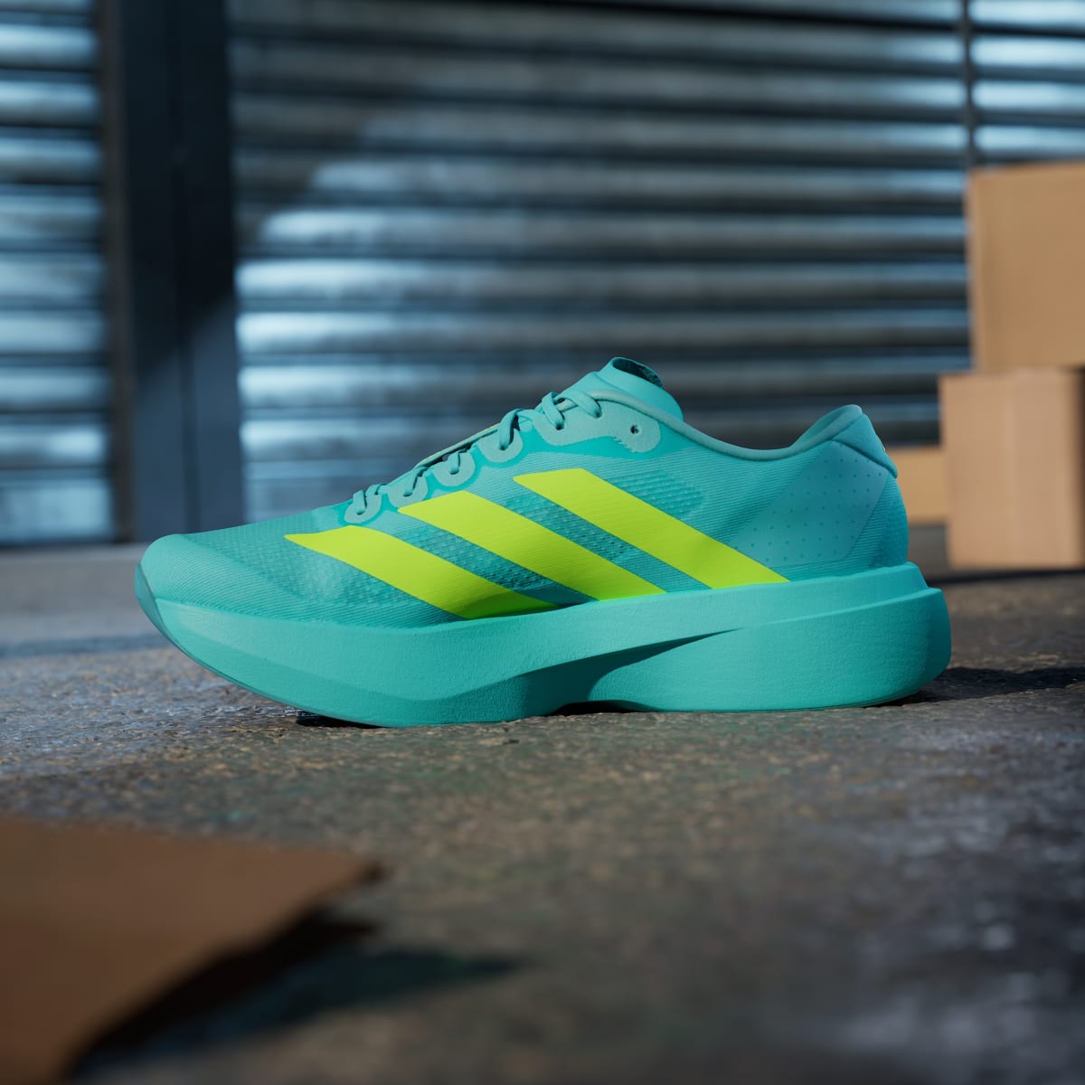 Adidas Adizero Evo SL Flash Aqua Lucid Lemon