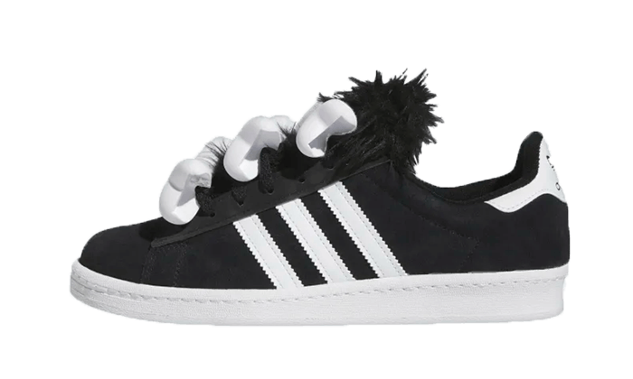 Adidas Campus 80s Jeremy Scott Bones Black, Core Black/Footwear White/Footwear White (HQ4493)