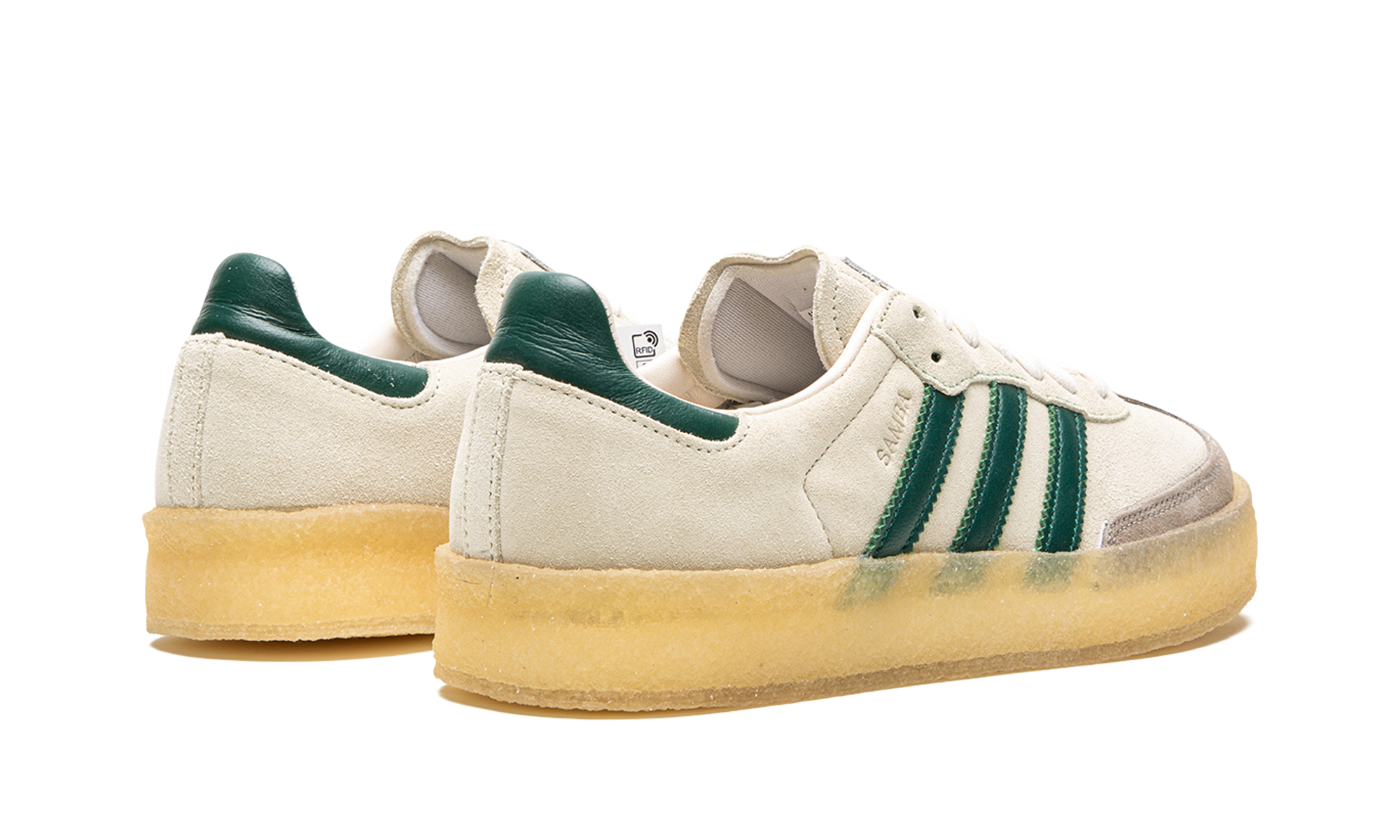 Adidas Clarks 8th Street Samba by Ronnie Fieg Chalk White Green
