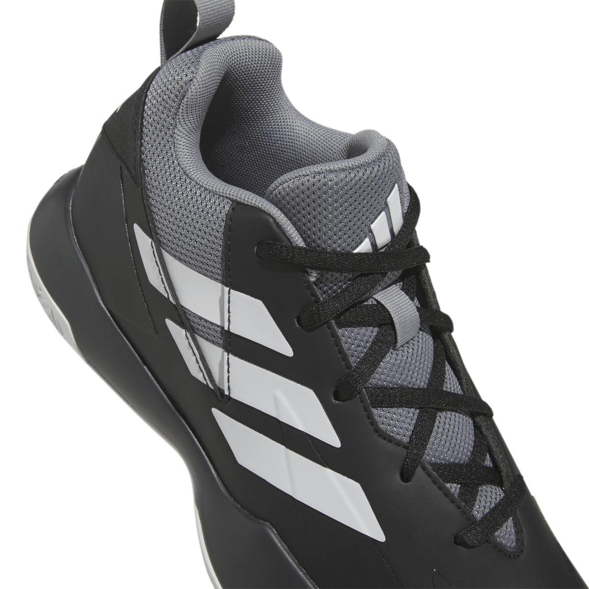 Adidas Cross 'Em Up Select Core Black Cloud White Grey Three