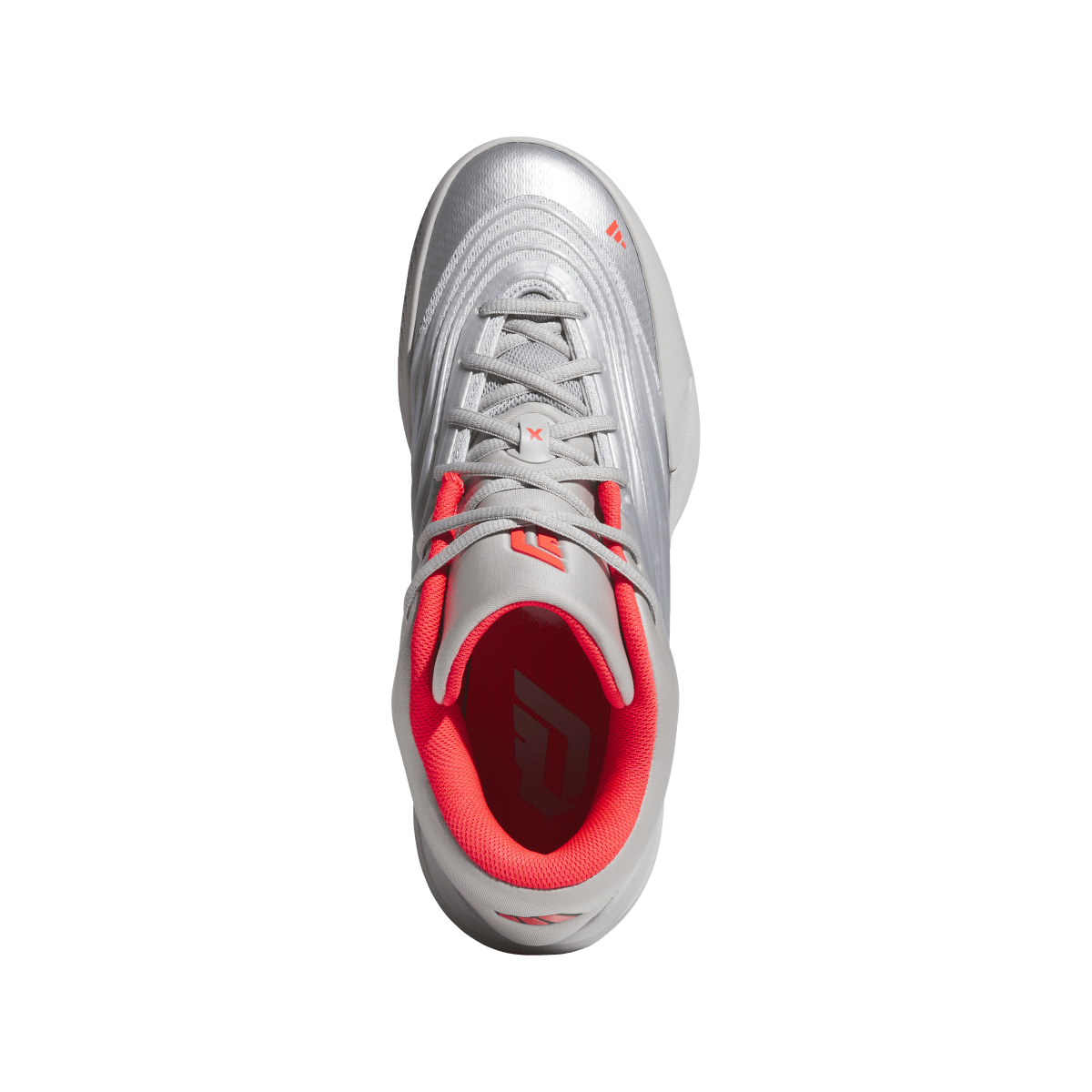 Adidas Dame 10 Silver Metallic Lucid Red