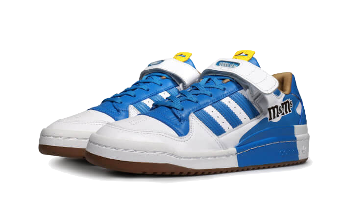Adidas Forum Low M&M's Craft Blue Footwear White EQT Yellow, Craft Blue/Footwear White/EQT Yellow (GZ1936)