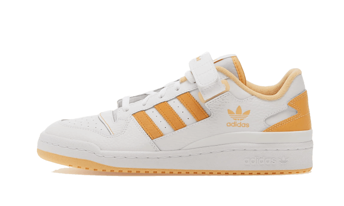 Adidas Forum Low White Pulse Amber, Cloud White/Pulse Amber/Orange Rush (GY5833)