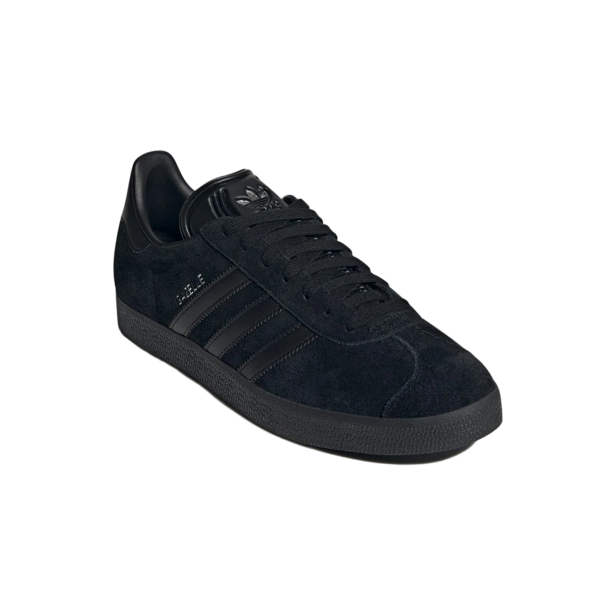 Adidas Gazelle All Black Silver Metallic