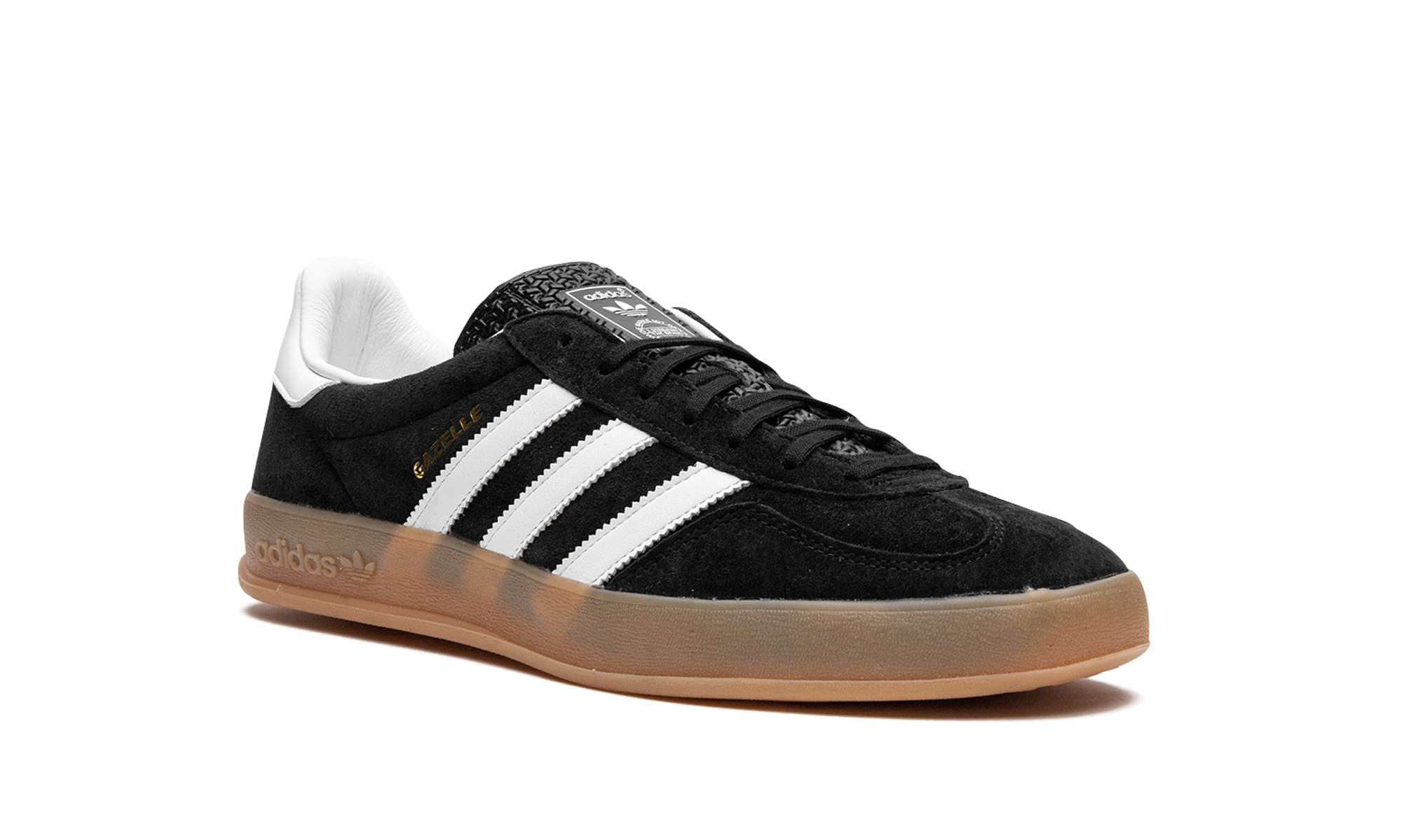 Adidas Gazelle Black White Gum