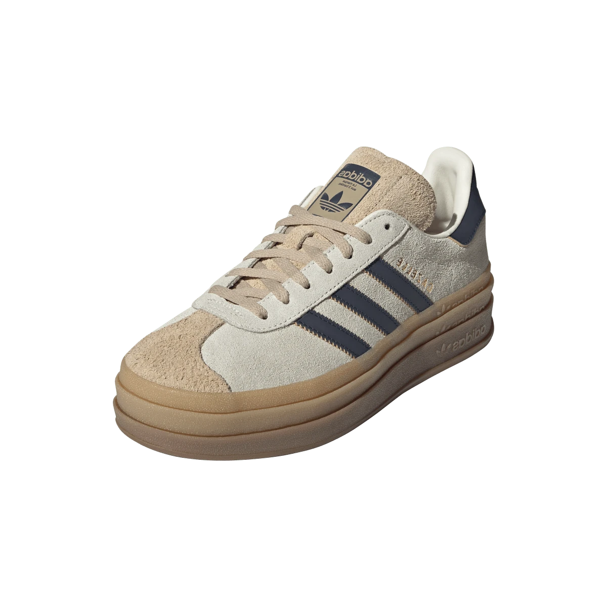 Adidas Gazelle Bold Cream Night Indigo, Cream White/Night Indigo (JQ5126)