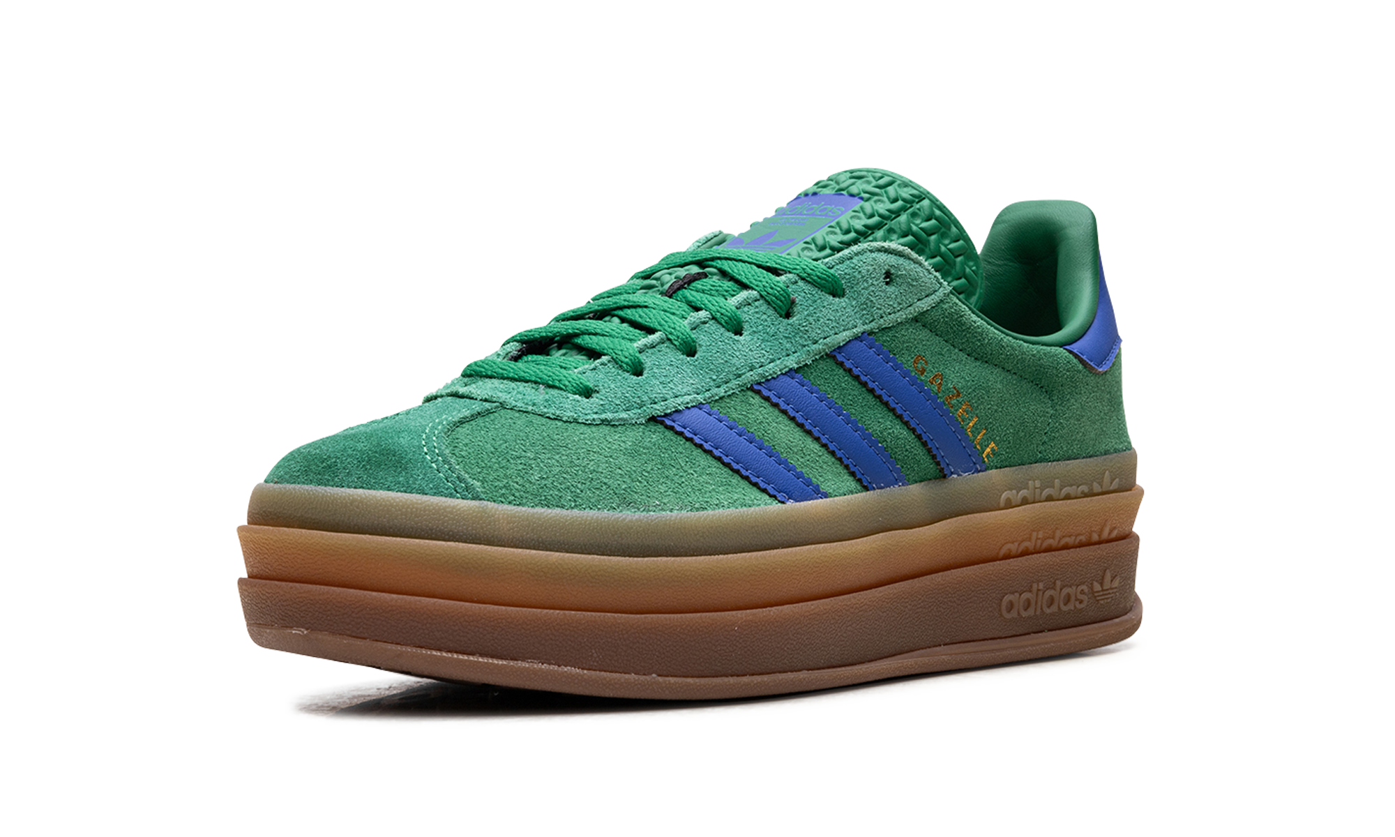 Adidas Gazelle Bold Green Blue Gum