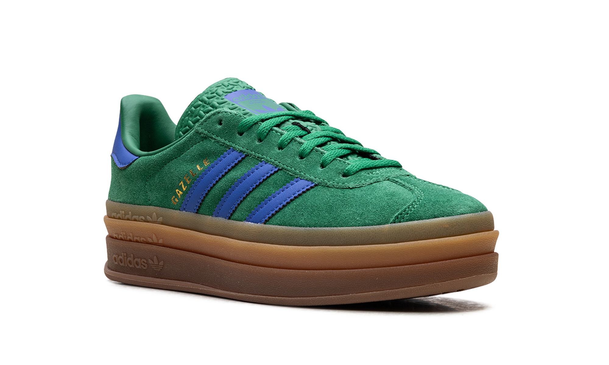Adidas Gazelle Bold Green Blue Gum