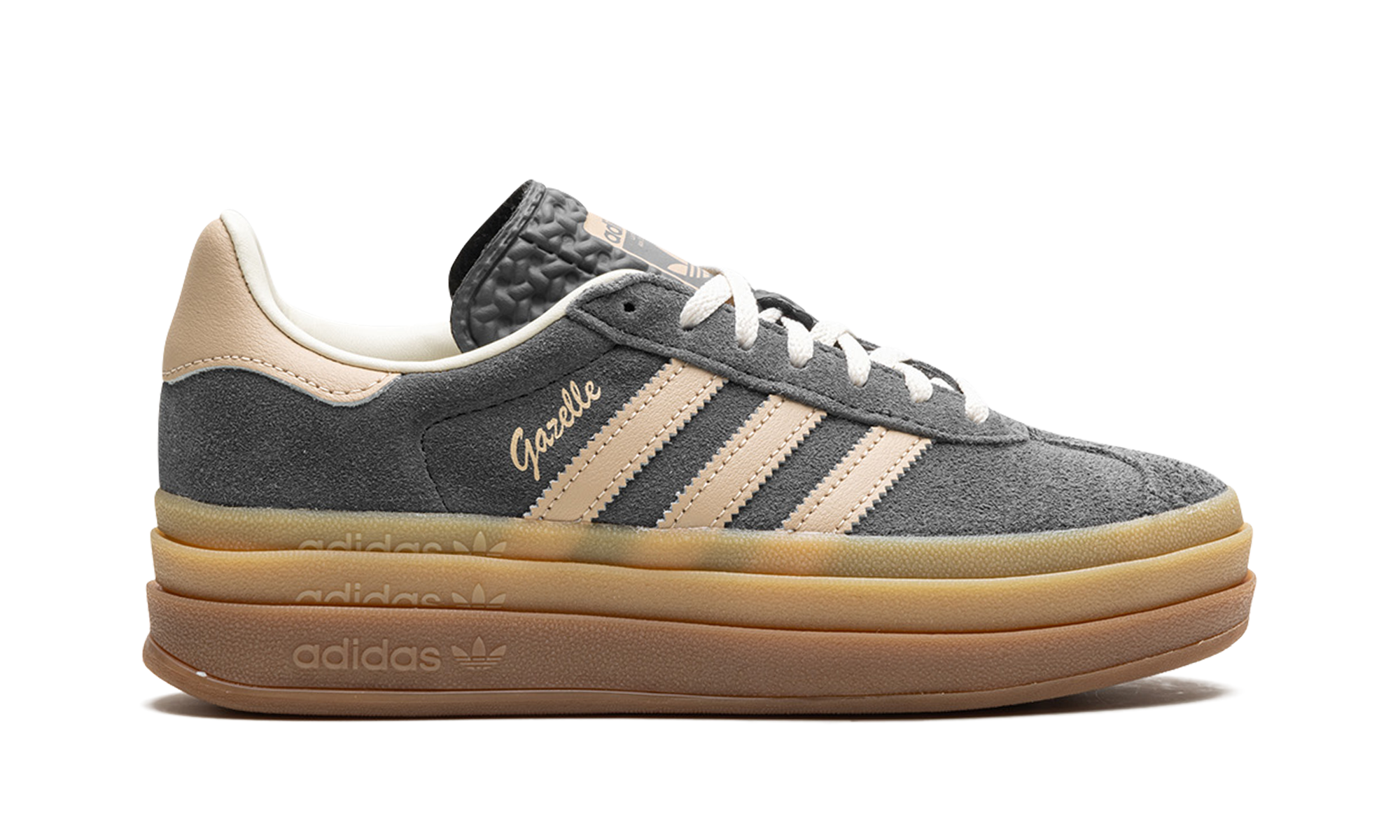 Adidas Gazelle Bold Grey Magic Beige Gum