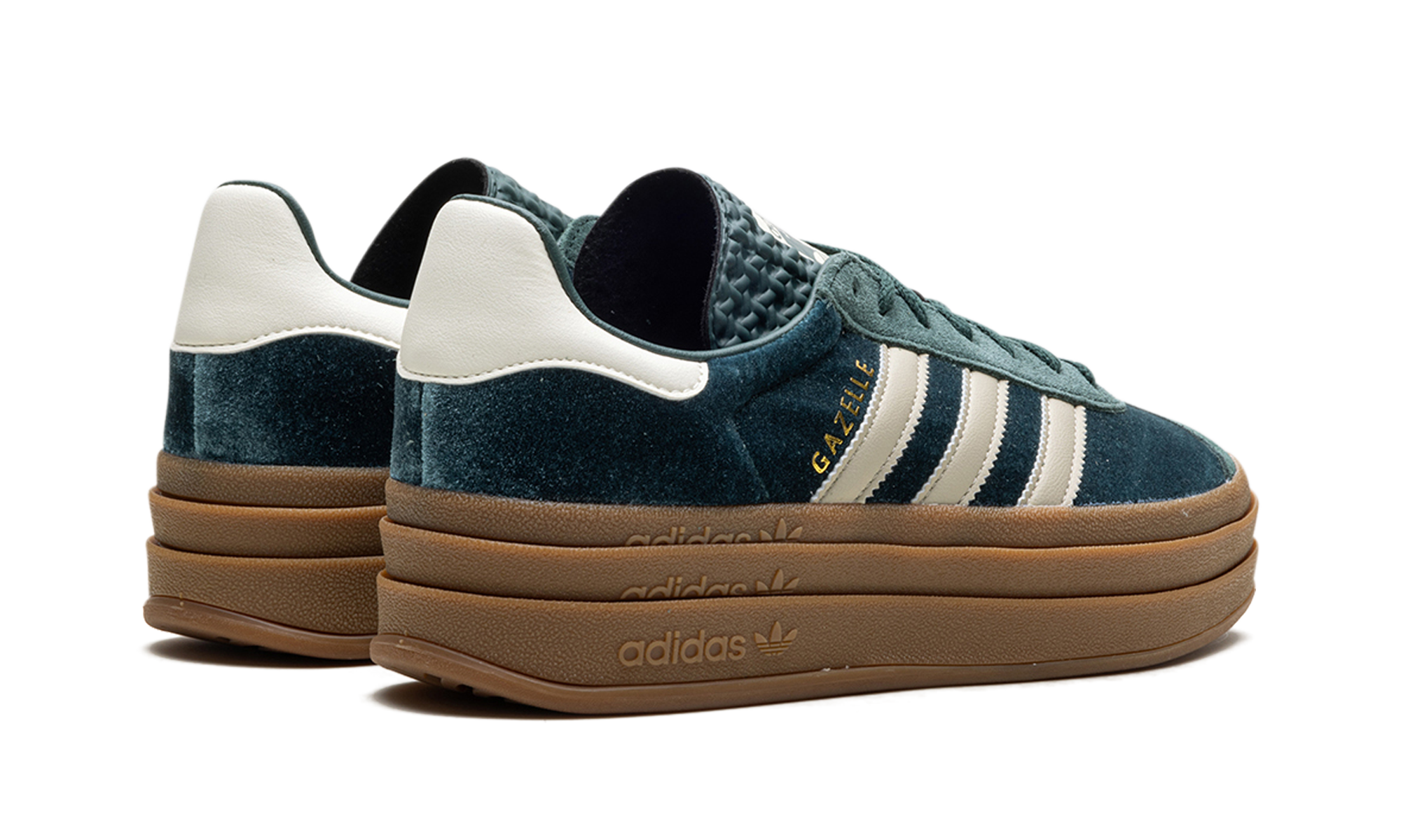 Adidas Gazelle Bold Mineral Green Velvet