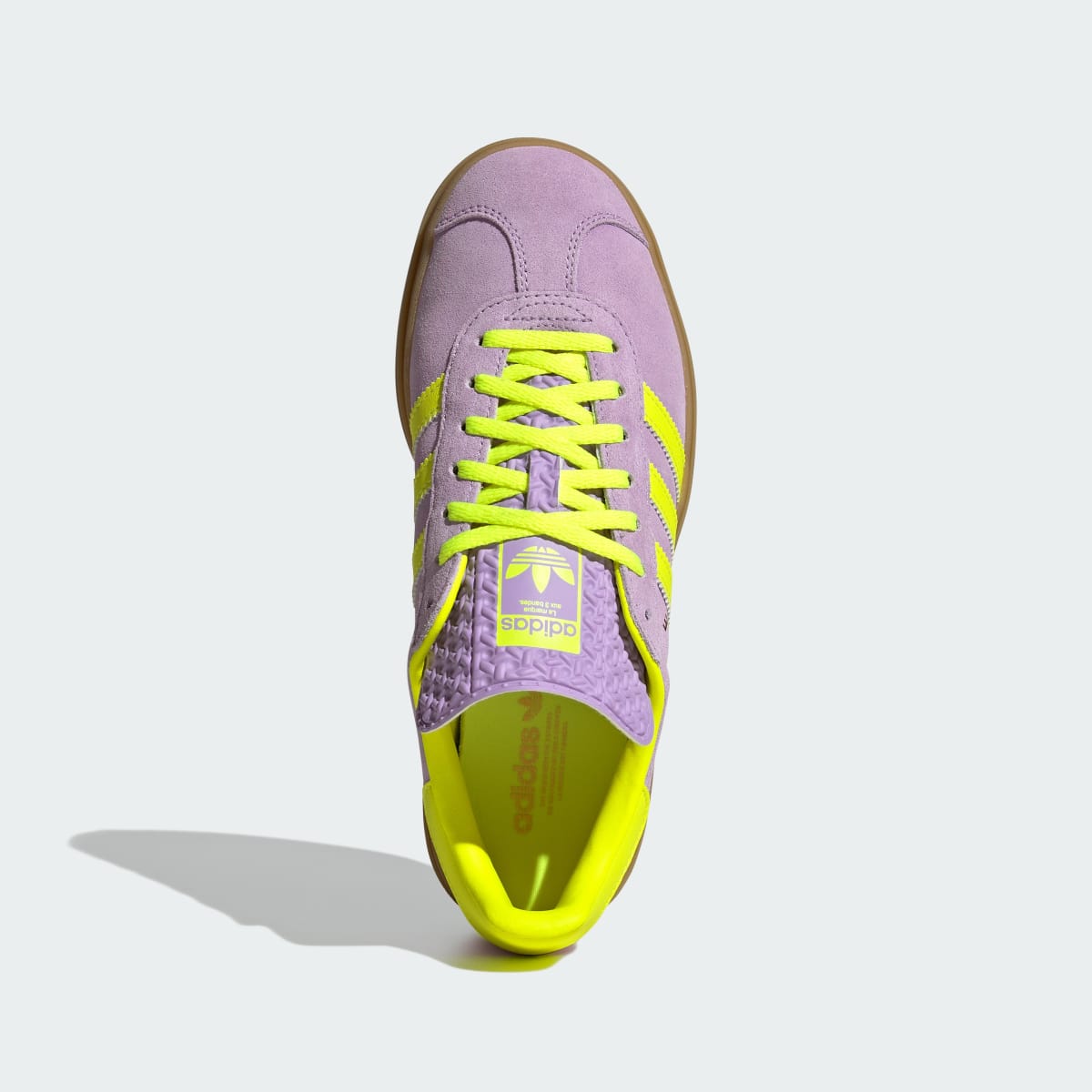 Adidas Gazelle Bold Powder Plum Solar Yellow