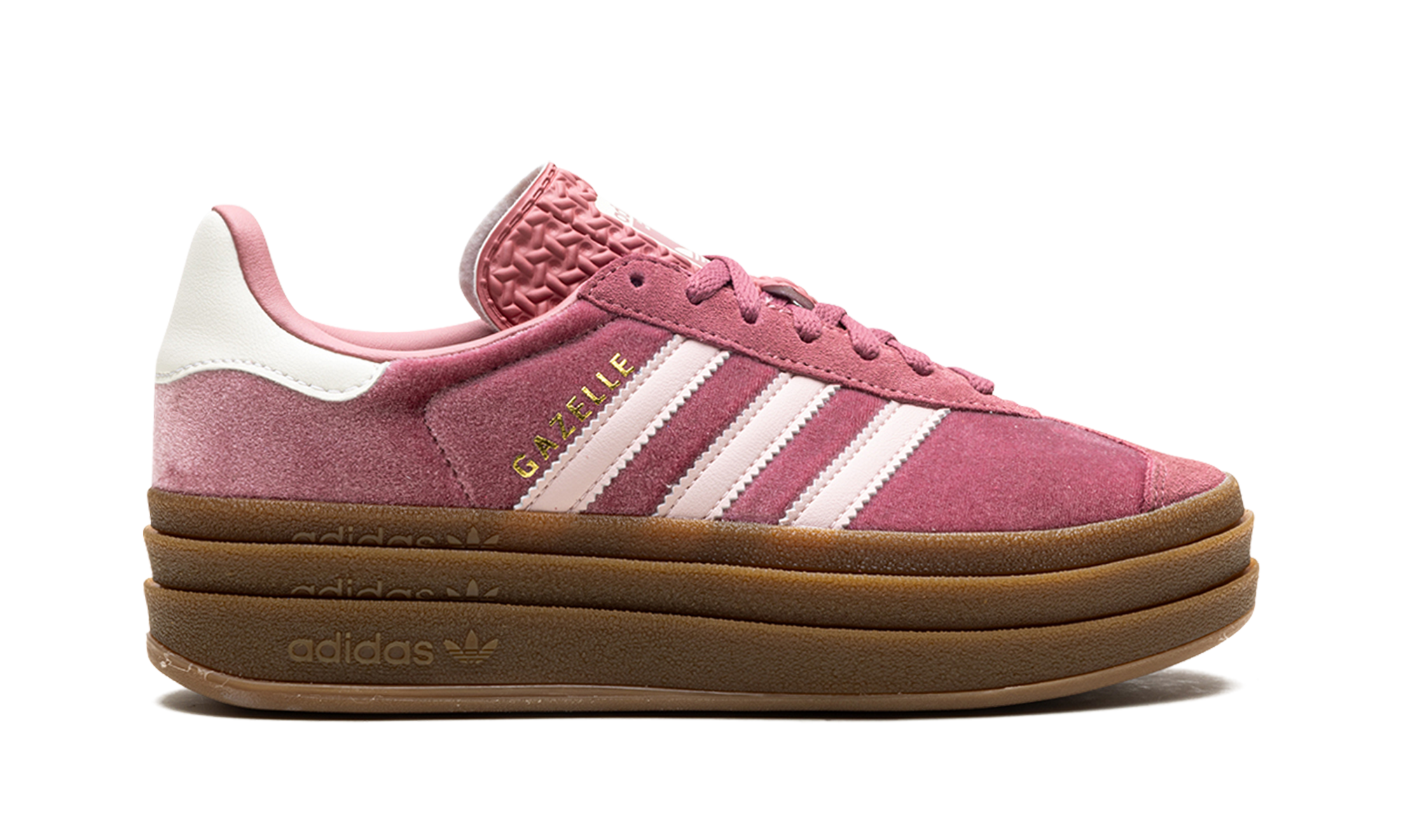 Adidas Gazelle Bold Sandy Pink Velvet