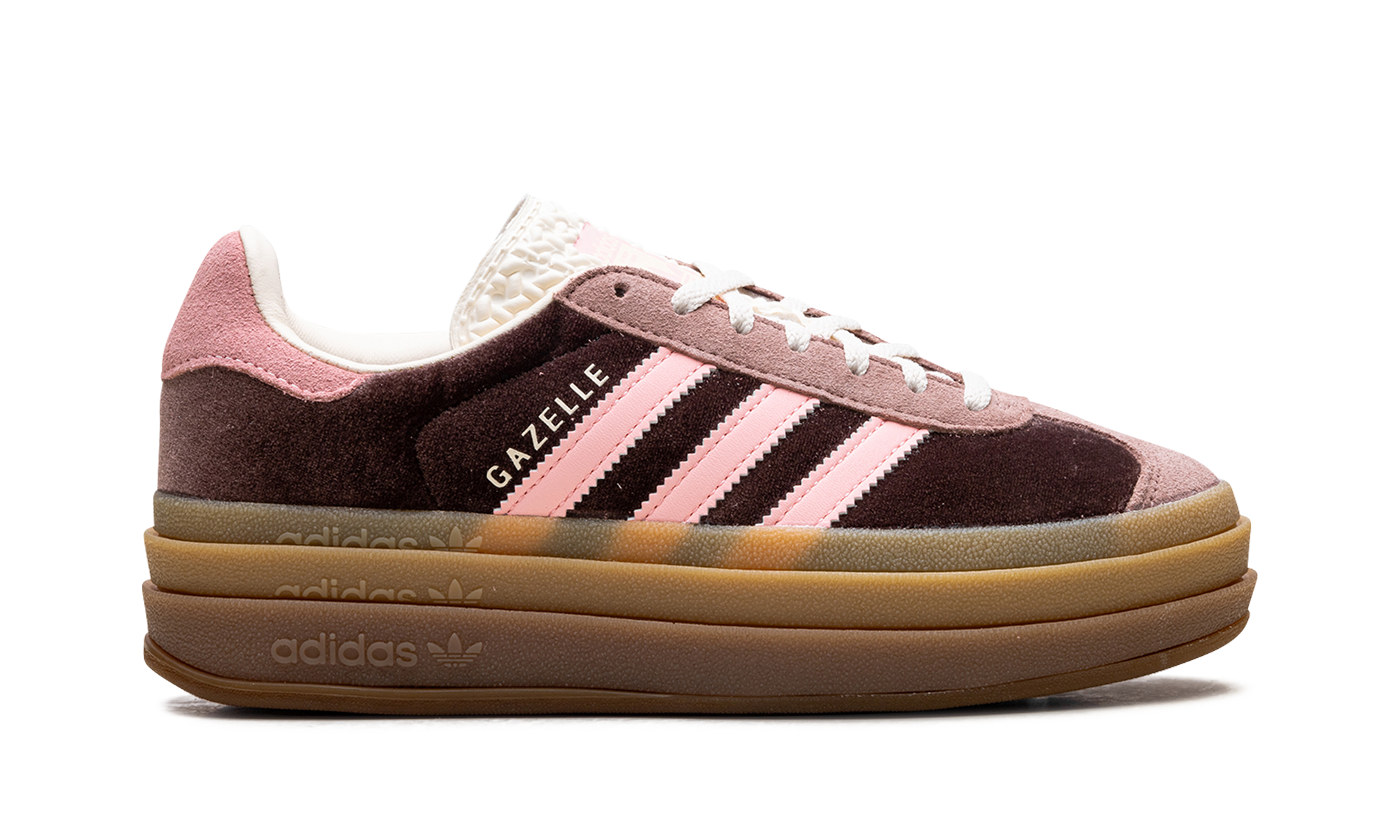 Adidas Gazelle Bold Shadow Brown Warm Clay Glow Pink