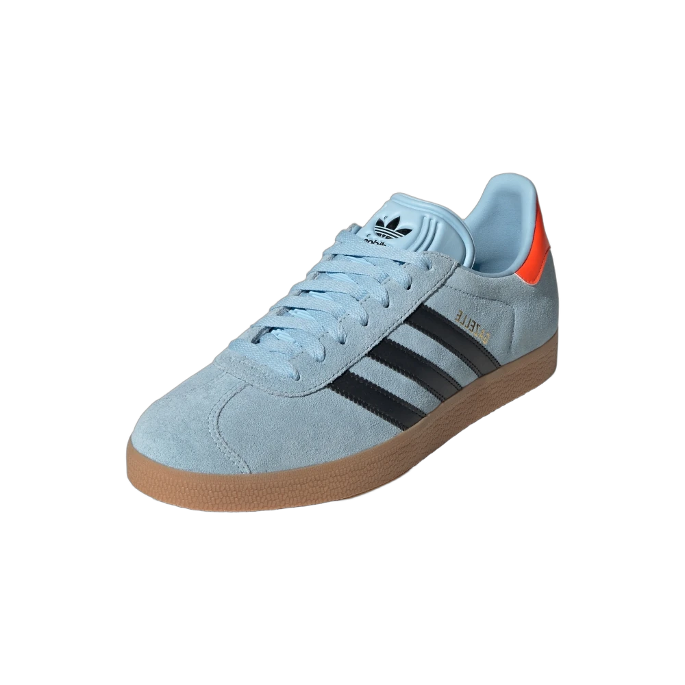 Adidas Gazelle Clear Sky Core Black, Clear Sky/Core Black/Gum (JI2076)