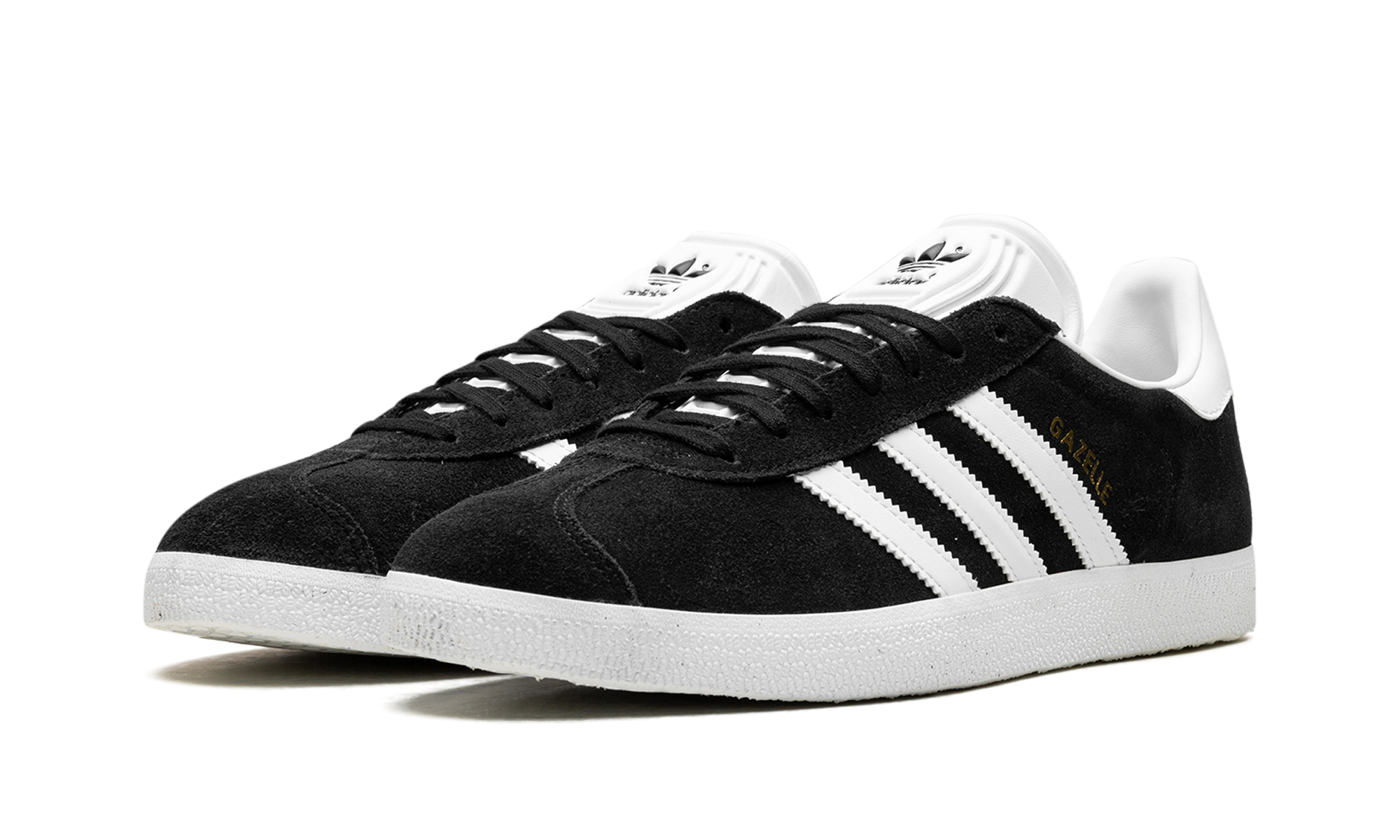 Adidas Gazelle Core Black Cloud White Gold