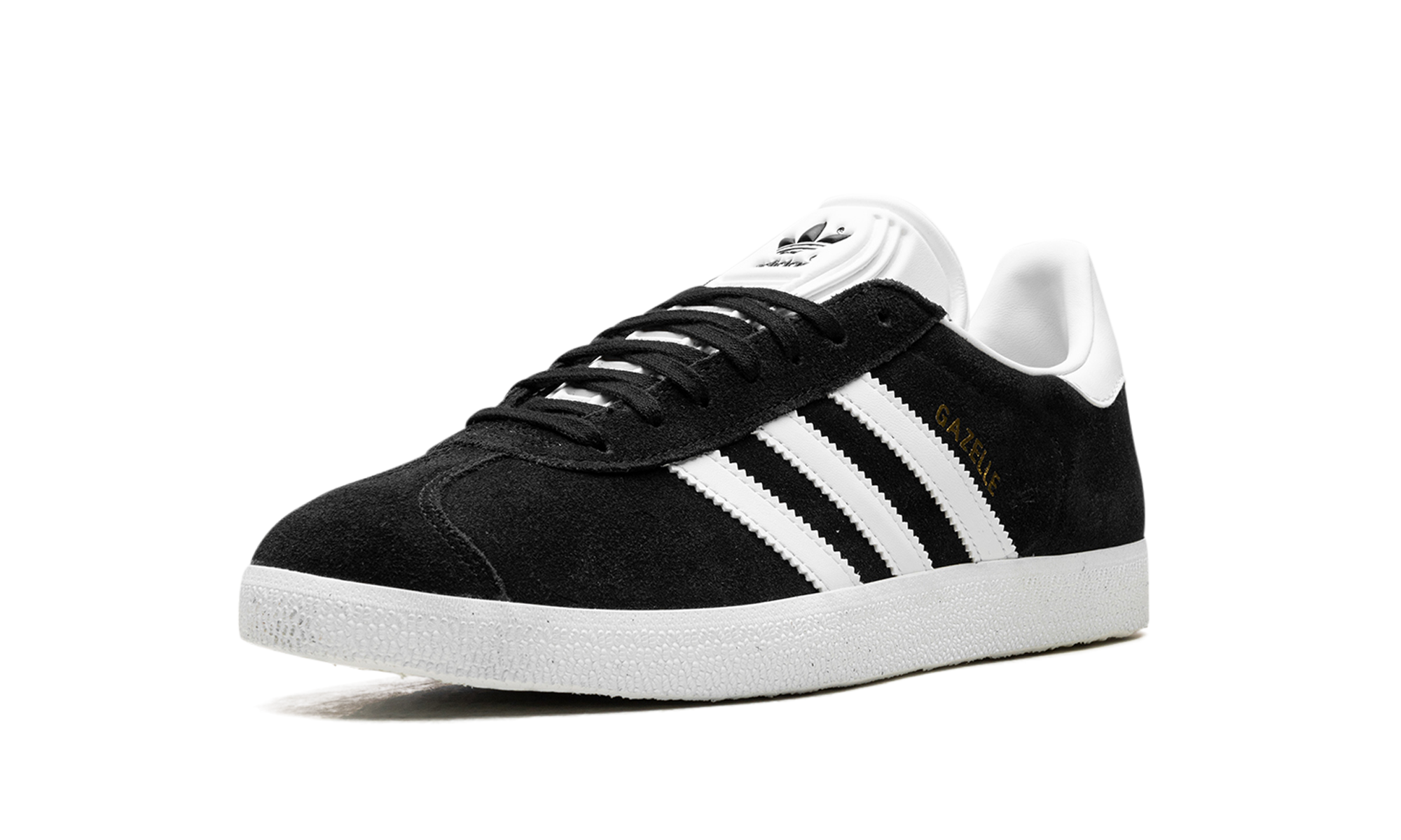 Adidas Gazelle Core Black Cloud White Gold