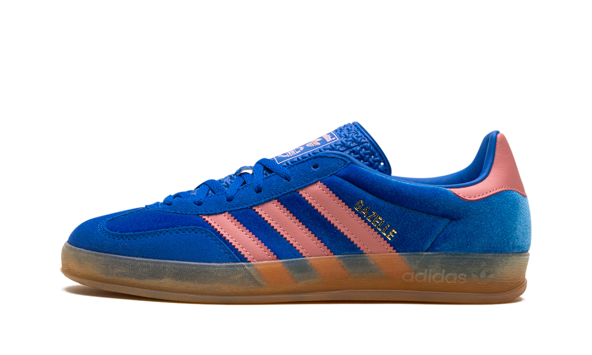 Adidas Gazelle Indoor Blue Semi Pink Spark