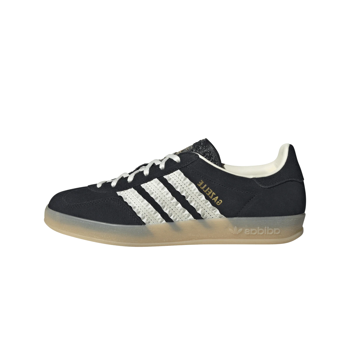 Adidas Gazelle Indoor Core Black Cream White Gum, Core Black/Cream White/Gum (JS1412)