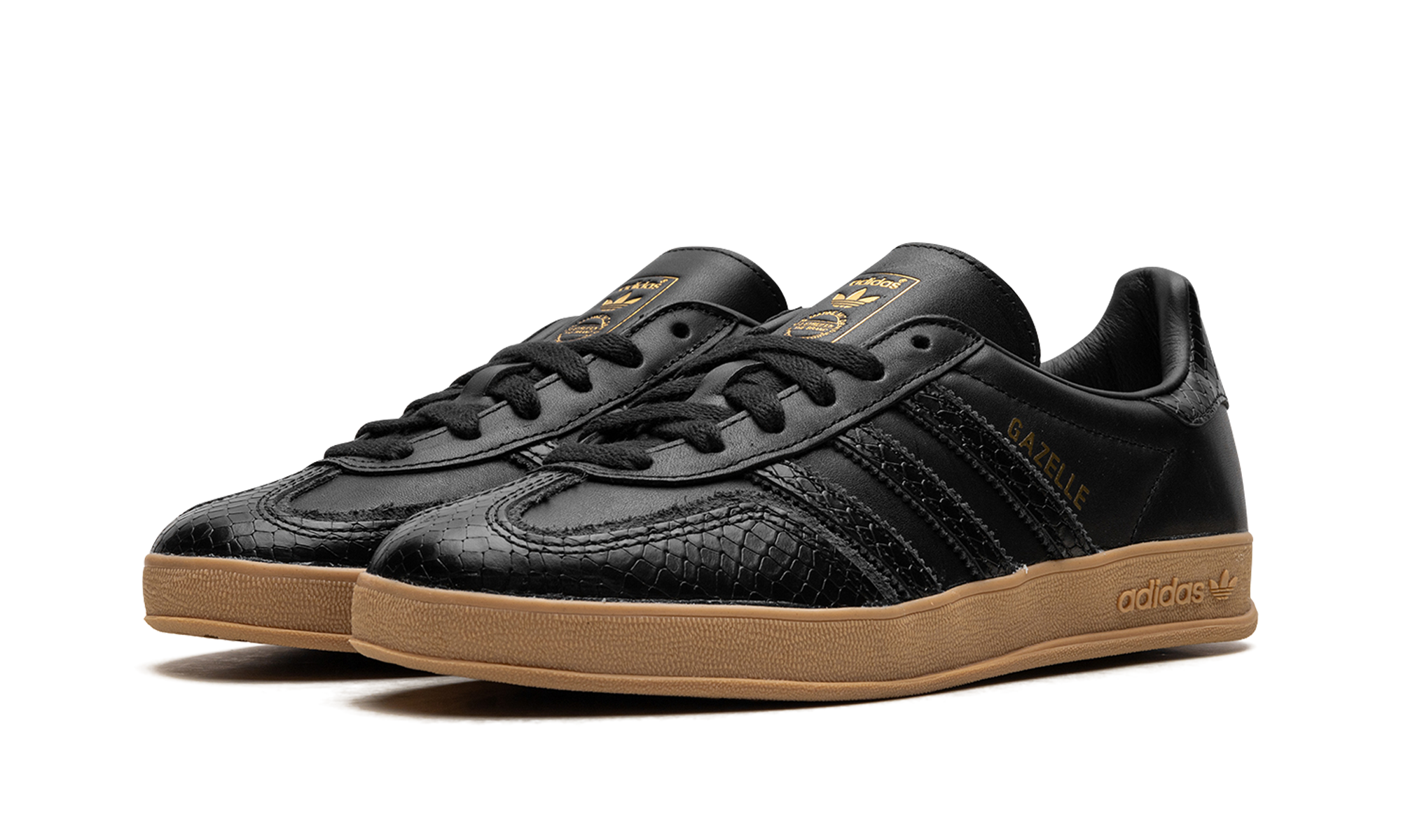 Adidas Gazelle Indoor Core Black Snakeskin