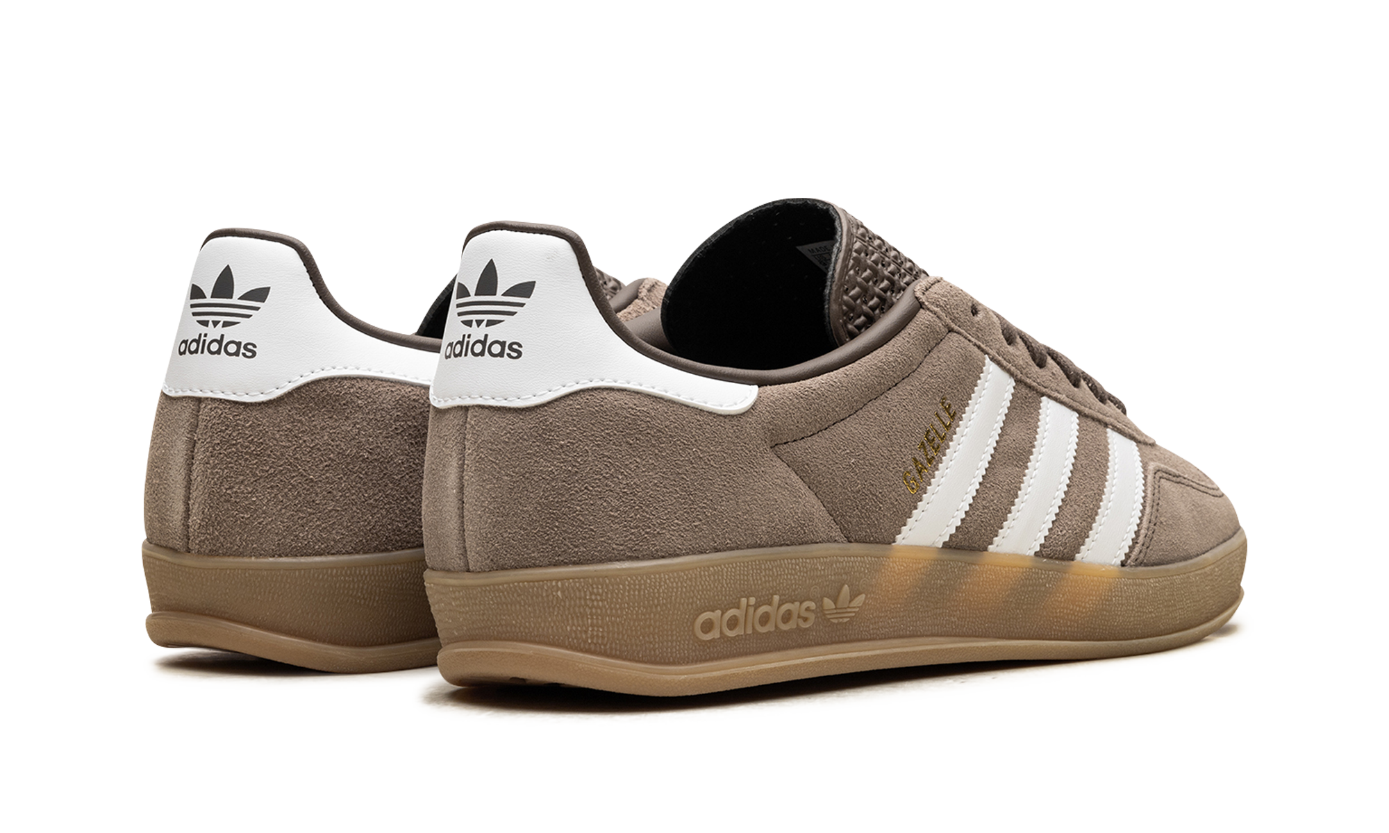 Adidas Gazelle Indoor Earth Strata White Gold Metallic