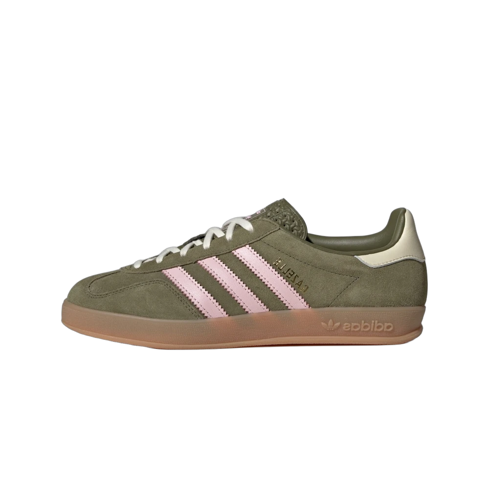 Adidas Gazelle Indoor Focus Olive Clear Pink